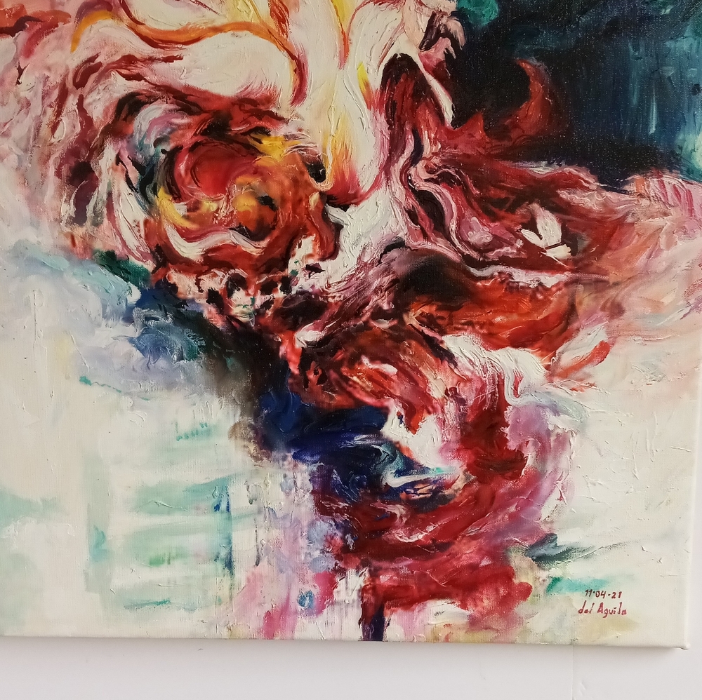 Abstract  oil painting - Picture 5 of 9